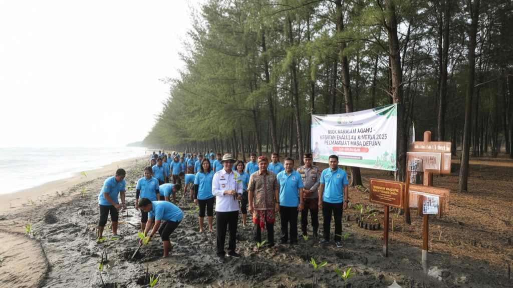 Edukasi Dibalik Penanaman Pohon Mangrove Di Pantai Tanjung Cemara