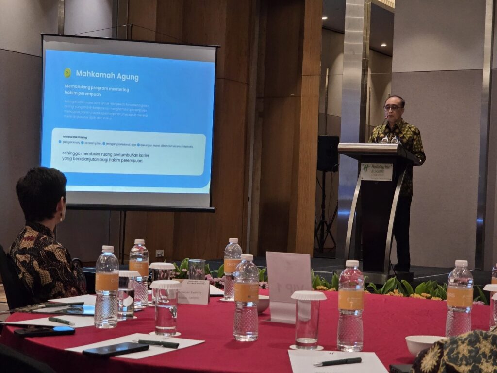 Ketua MA Sampaikan “Representasi Dan Kepemimpinan Hakim Perempuan Adalah Bagian Dari Strategi Membangun Peradilan Yang Berwibawa” Dalam Pembukaan Kegiatan Orientasi Dan Pelatihan Mentoring Badan Perhimpunan Hakim Perempuan Indonesia