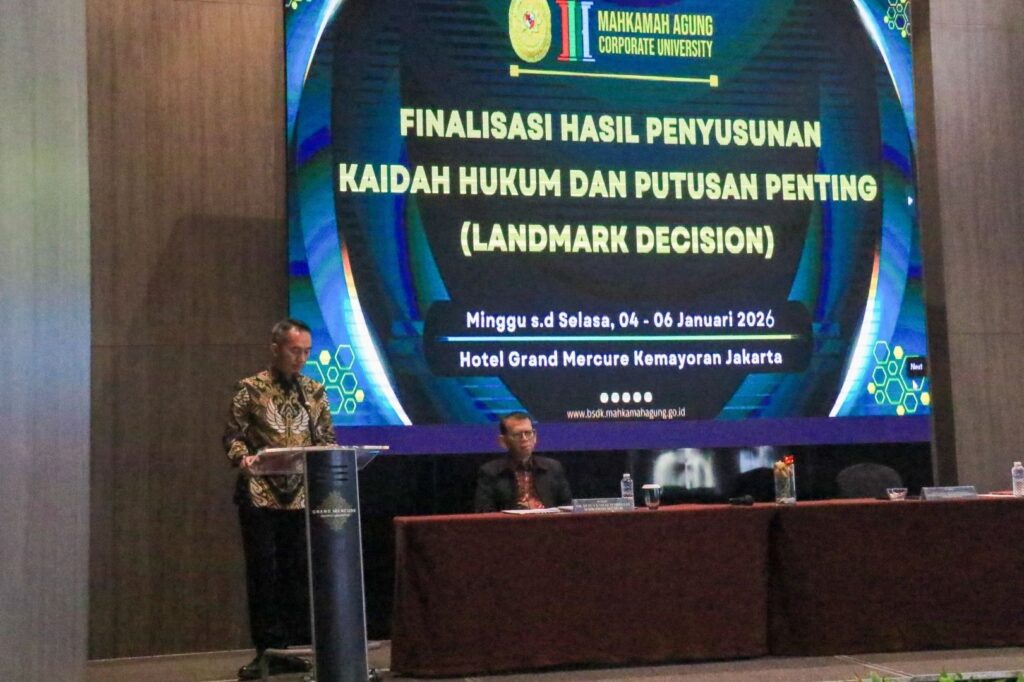 Kepala BSDK: Landmark Decision sebagai jalan Merawat ingatan hukum dan Arah Keadilan