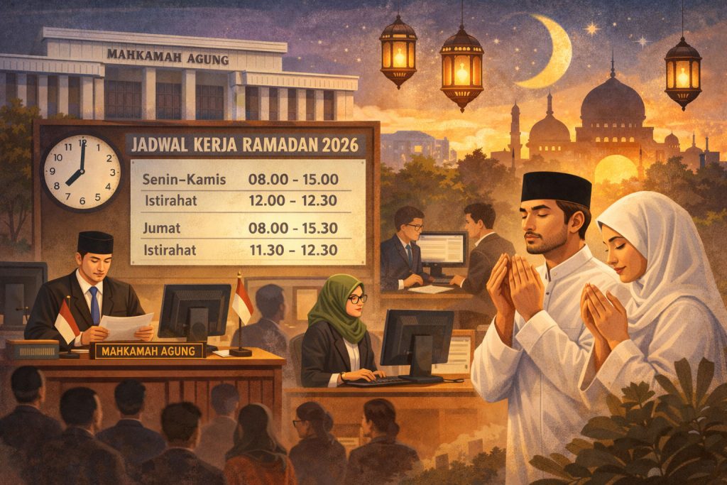 Mahkamah Agung Tetapkan Jam Kerja Ramadhan 2026, Berlaku Nasional untuk Seluruh Satuan Kerja