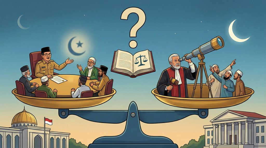 Di Balik Sidang Isbat: Analisis Kedudukan Eksekutif dan Yudikatif