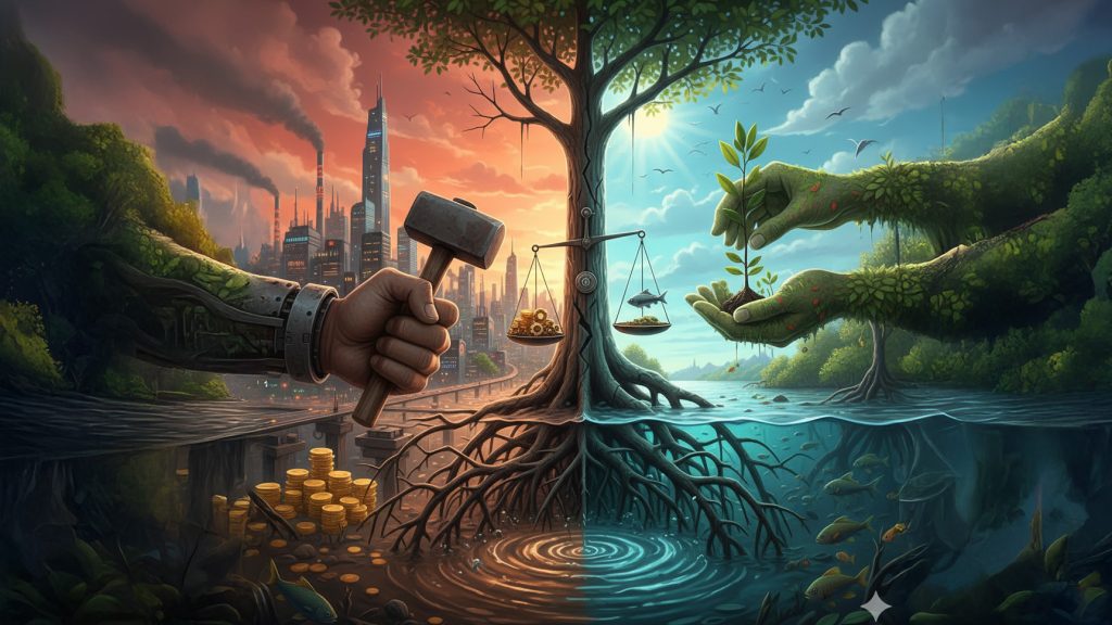 Kebijakan Perlindungan Ekosistem Mangrove: Terjebak diantara Antroposentrisme dan Biosentrisme