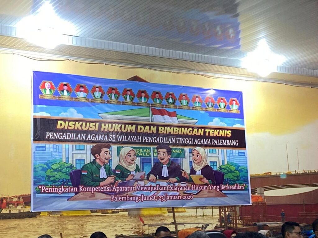 PTA Palembang Dorong Peningkatan Kompetensi Aparatur Peradilan Mewujudkan Pelayanan Hukum yang Berkeadilan Melalui Pembinaan dan Diskusi Hukum