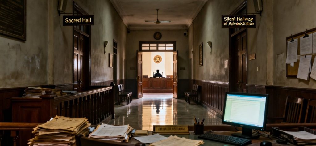 MENARA PERADILAN DI TITIK NADIR: MENGUJI EFEKTIVITAS HUKUM DI TENGAH KETIMPANGAN STRUKTURAL