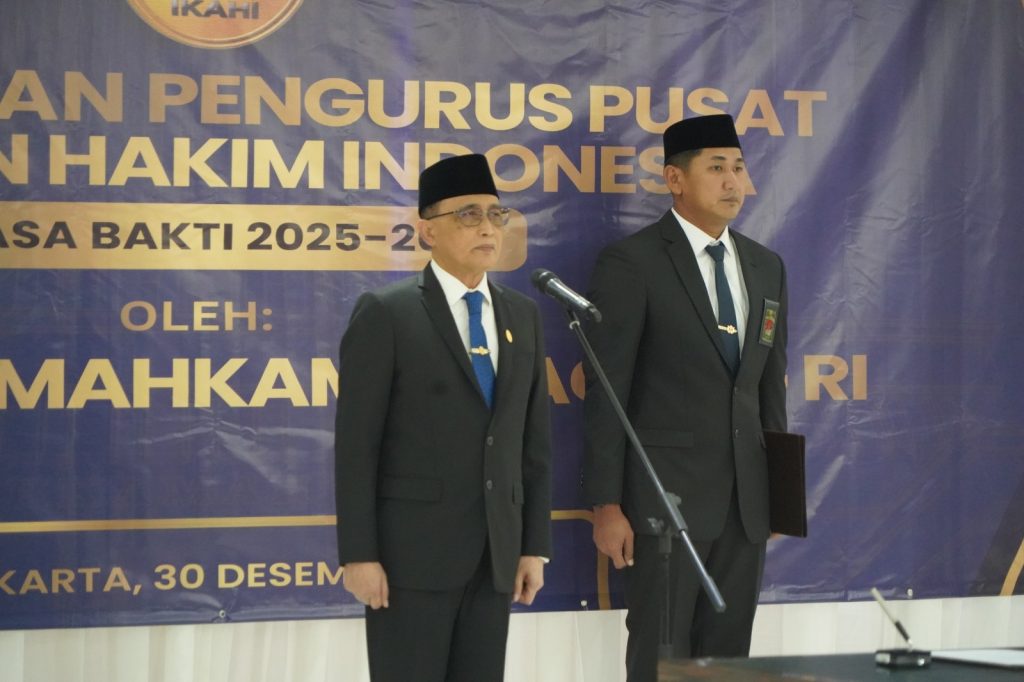 Ketua MA Dalam Pelantikan Pengurus Pusat IKAHI Masa Bakti 2025-2028: Regenerasi Kepemimpinan, Ia Merupakan Bentuk Kesinambungan Perjuangan, Di Mana Estafet Pengabdian Berpindah Tangan, Namun Tujuan Dan Nilai-Nilai Luhur Organisasi Tetap Dijaga