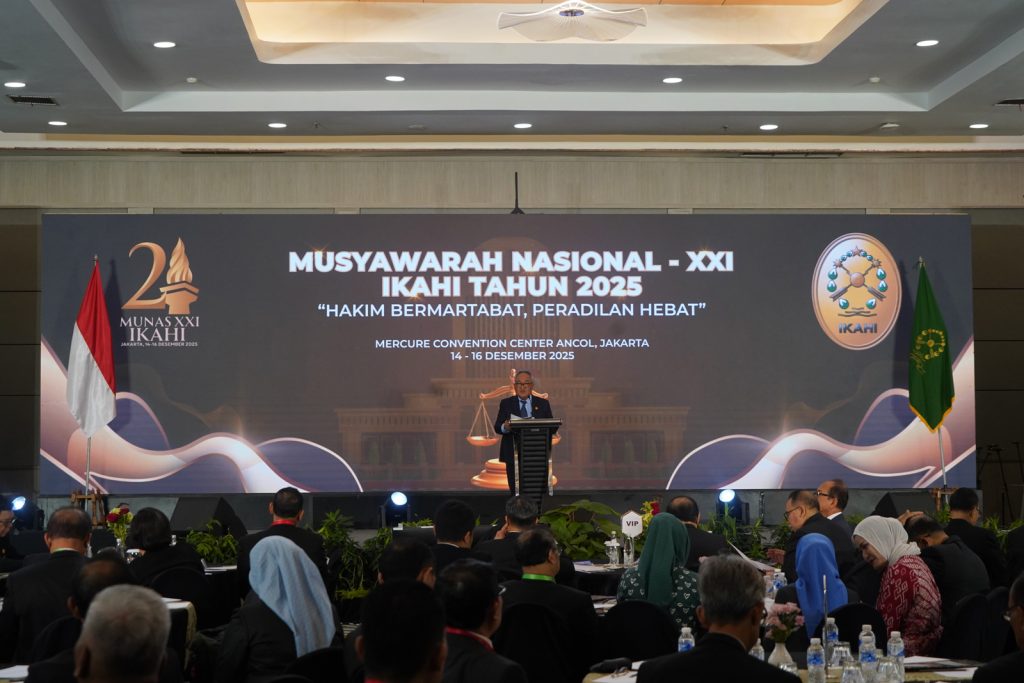 Munas XXI IKAHI Dorong Penguatan Solidaritas Hakim dan Konsolidasi Organisasi Nasional