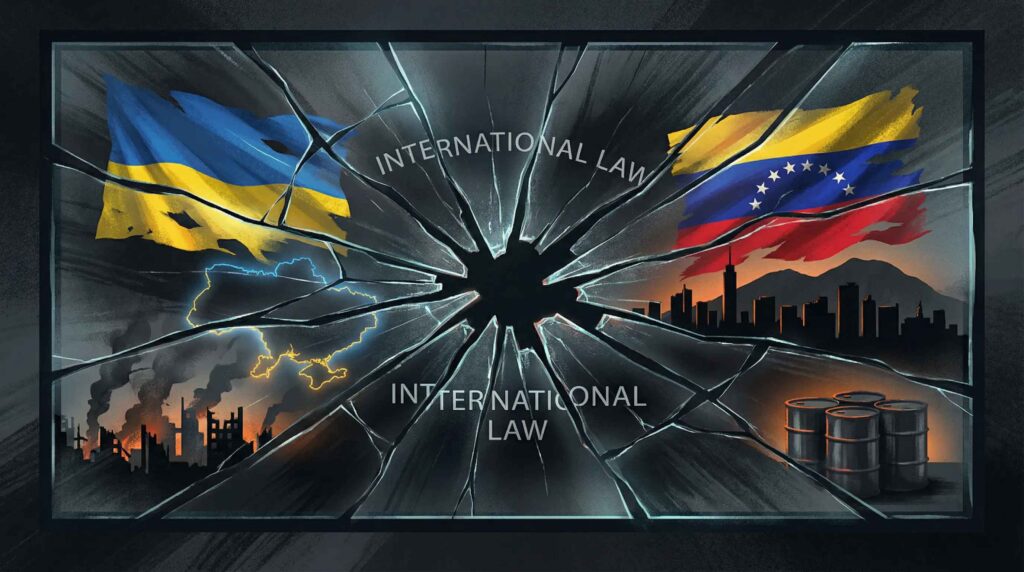 Cermin Retak Hukum Internasional: Dari Ukraina ke Venezuela