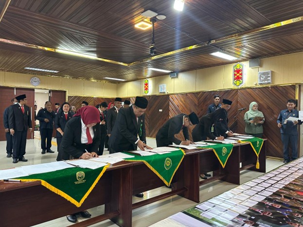 Pengadilan Tinggi Palangkaraya Teguhkan Integritas dengan Tandatangani Pakta Integritas tahun 2026