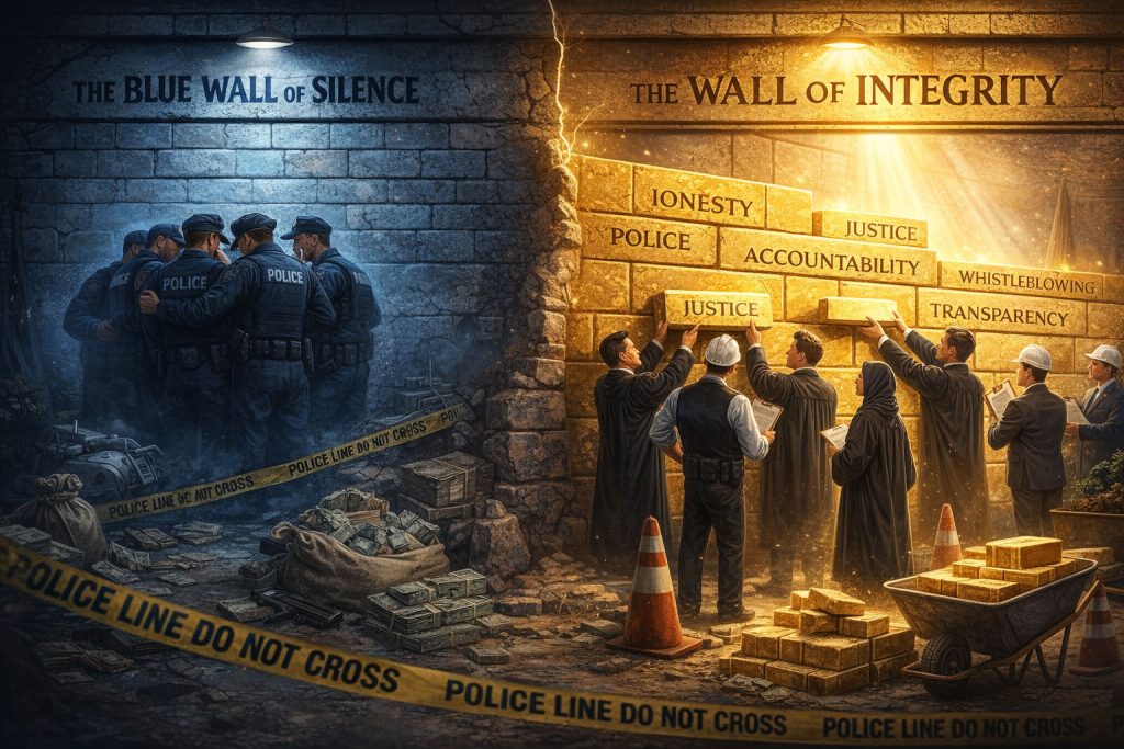 Fenomena The Blue Wall of Silence dan Upaya Membangun the Wall of Integrity: Belajar dari Kasus di Mahkamah Agung dan Kementerian Keuangan