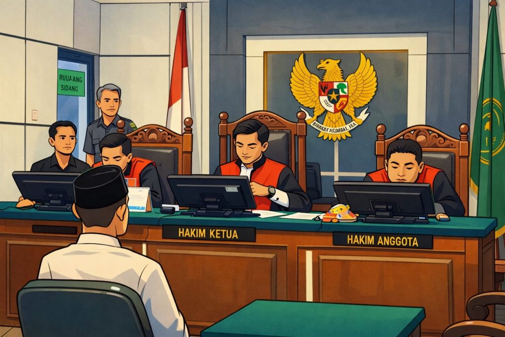 PN Karawang Vonis 2 Tahun Pelaku Pencurian yang Beraksi Dua Kali dalam Semalam