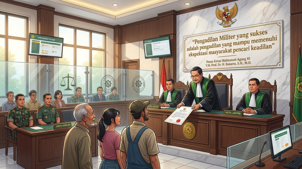 Memaknai Pesan Ketua Mahkamah Agung, “Pengadilan Militer Yang Sukses Adalah Pengadilan Yang Mampu Memenuhi Ekspektasi Masyarakat Pencari Keadilan”