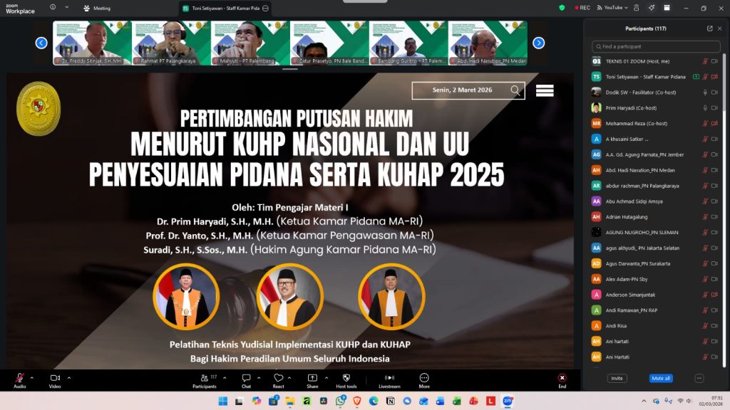 Tujuan Pemidanaan, Inovasi Pemaafan Hakim, dan Ragam Pidana dalam KUHP Nasional