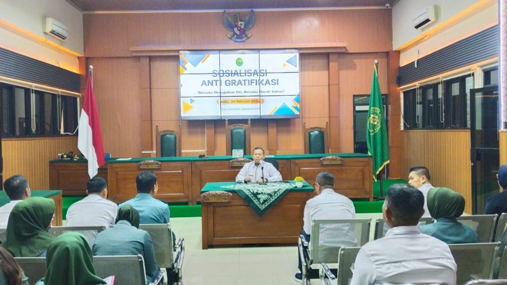 Komitmen Pengadilan Militer I-04 Palembang Dalam Pembangunan Zona Integritas Menuju Wilayah Bebas Korupsi (WBK)