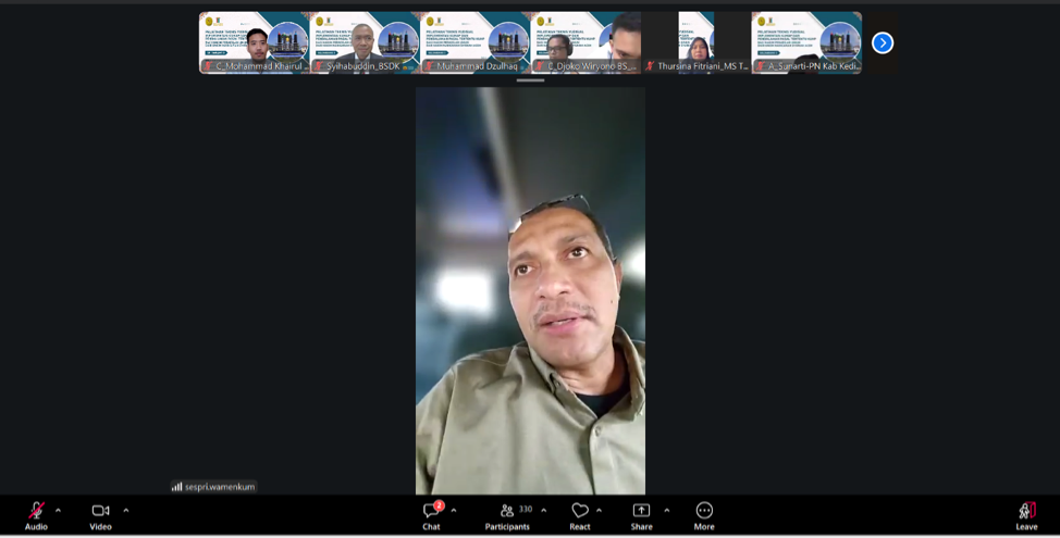 Wamenkum Dorong Hakim Terapkan Pemikiran Progresif dalam mengimplementasikan KUHP Nasional