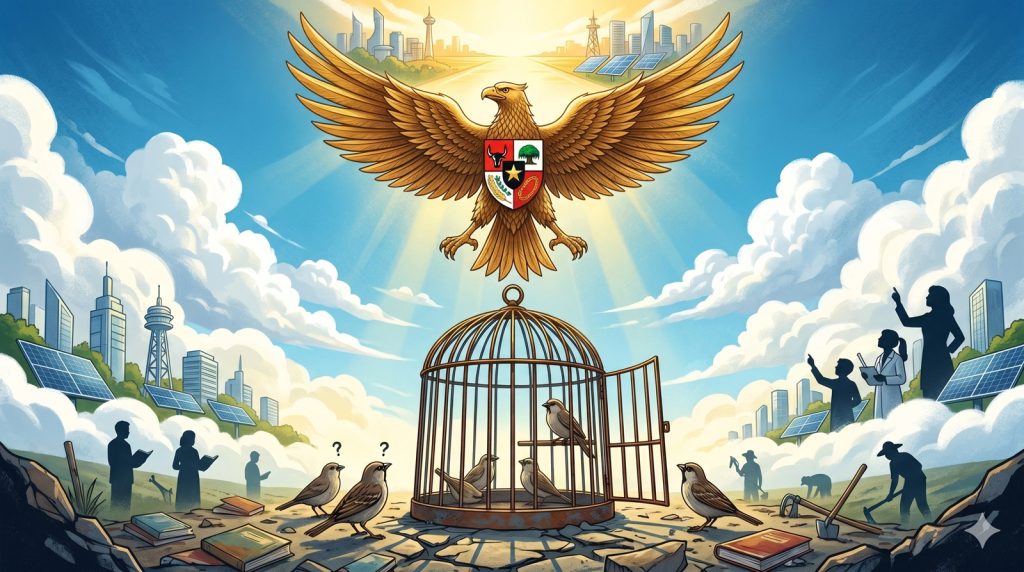 Lambang Negara Indonesia: Garuda Pancasila Atau Burung Emprit?