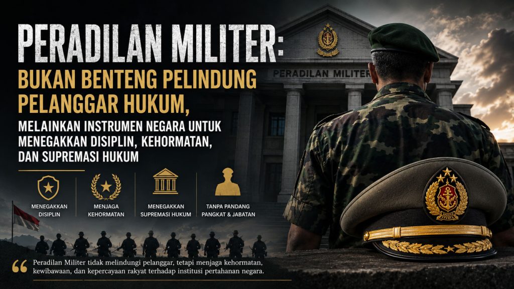 Peradilan Militer Bukan Ruang Proteksi