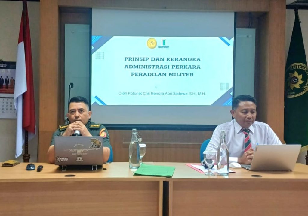 Membangun Fondasi Administrasi Perkara yang Profesional dalam Peradilan Militer