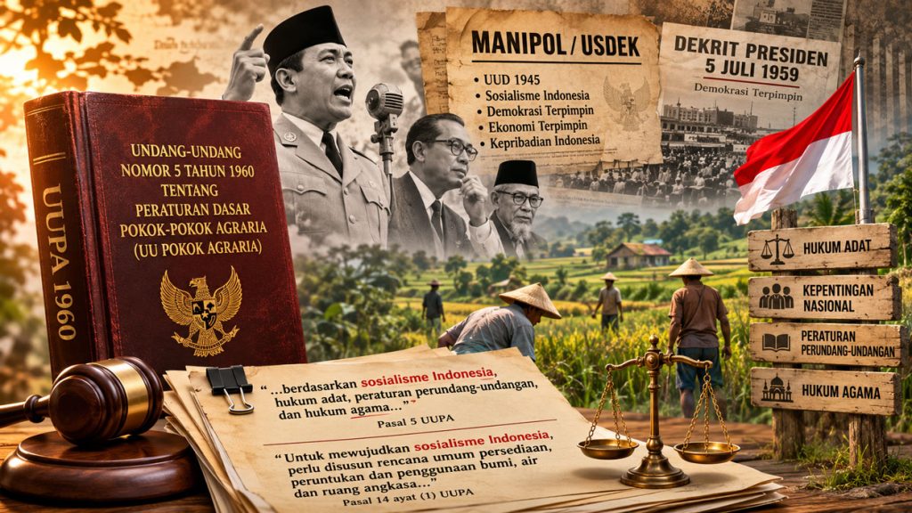 Tahukah Anda, UU Pokok Agraria Warisan Kelompok Kiri Indonesia!