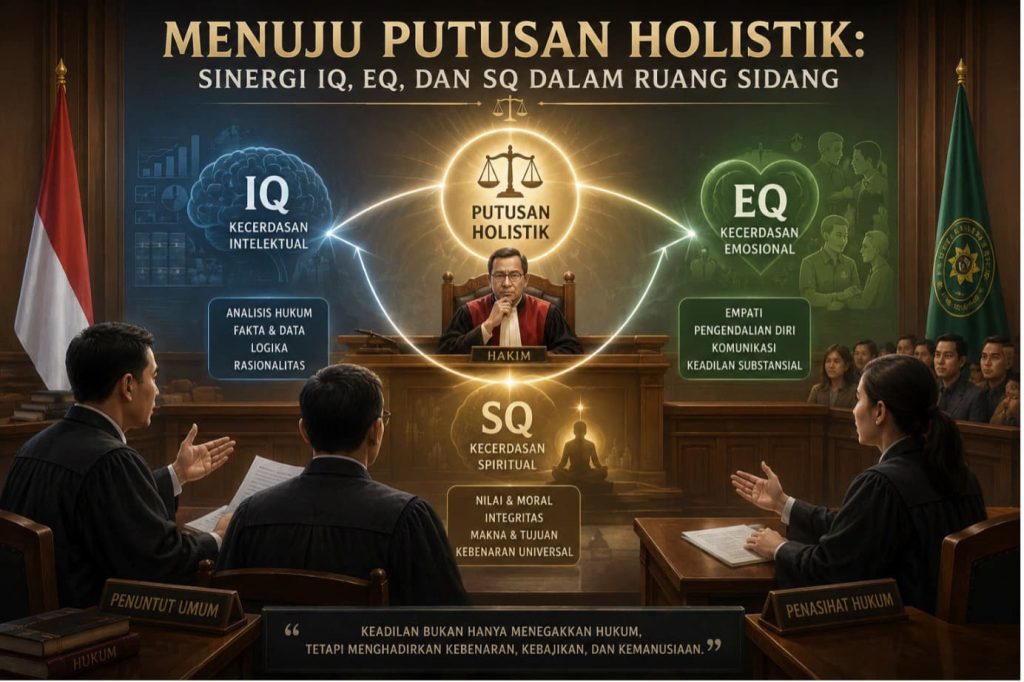 Menuju Putusan Holistik: Sinergi IQ, EQ, dan SQ dalam Ruang Sidang