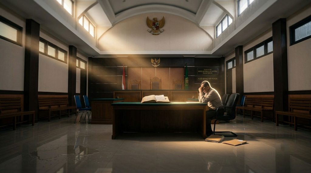 Ilusi Kepastian Hukum dalam Putusan Verstek: Apakah Hakim Tetap Wajib Berburu Kebenaran Materiil?