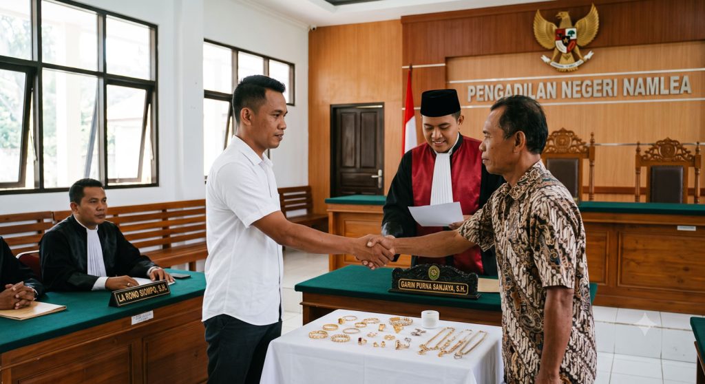 Pengadilan Negeri Namlea Terapkan Keadilan Restoratif dalam Perkara Pencurian Perhiasan