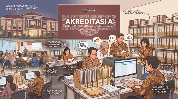 Di Balik Kisah Mempertahankan Akreditasi A: Ada Keteraturan yang Tak Bersuara, Keberlanjutan yang Tak Pernah Berhenti, dan Kolaborasi tangan-tangan yang berkerja dalam senyap