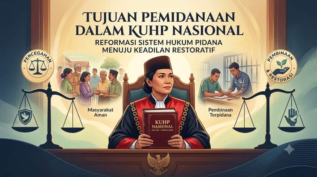 Tujuan Pemidanaan dalam KUHP Nasional: Pergeseran Paradigma dari Pembalasan Menuju Keadilan yang Restoratif