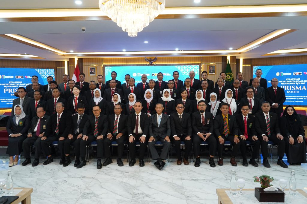 40 Ketua Pengadilan Mengikuti Pelatihan Penguatan Integritas dan Anti Korupsi Bersama KPK RI