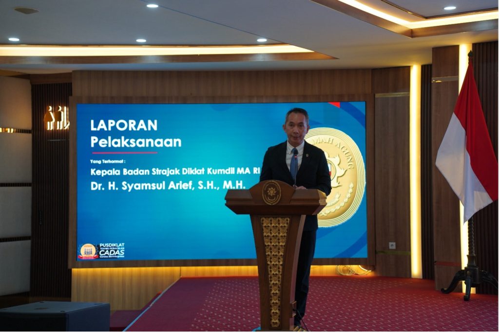 Kepala BSDK Laporkan Pelaksanaan Pelatihan Sertifikasi Lingkungan Hidup dan Mediasi