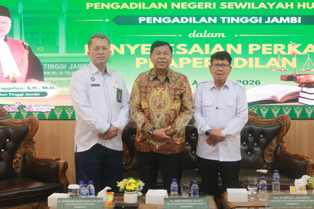Pengadilan Tinggi Jambi Perkuat Koordinasi KPN Dan Hakim Se-Wilayah Hukum