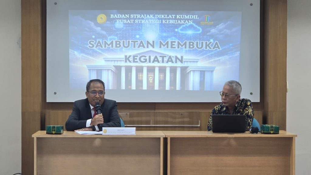 Sosialisasi Hasil Pengkajian Tim Pokja Penyusunan Roadmap Tata Kelola IT Mahkamah Agung RI Dimulai