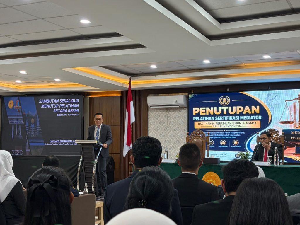 79 Peserta Diklat Sertifikasi Mediator MA Lulus 100%: Diharapkan Menjadi Agent of Justice Penebar Perilaku Damai