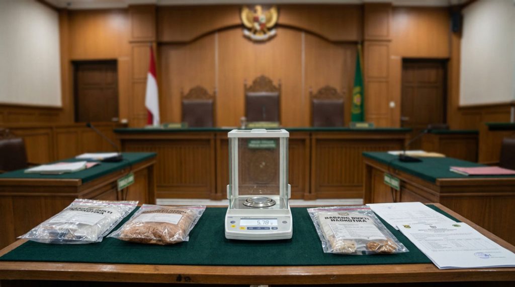 Menakar Ulang Berat Barang Bukti Narkotika sebagai Syarat Keabsahan Pembuktian di Persidangan