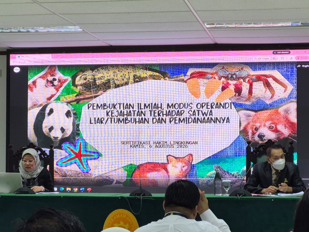 Tiga Pilar Ilmiah dan Kapabilitas Ahli Jadi Kunci Vonis Kejahatan Satwa Liar