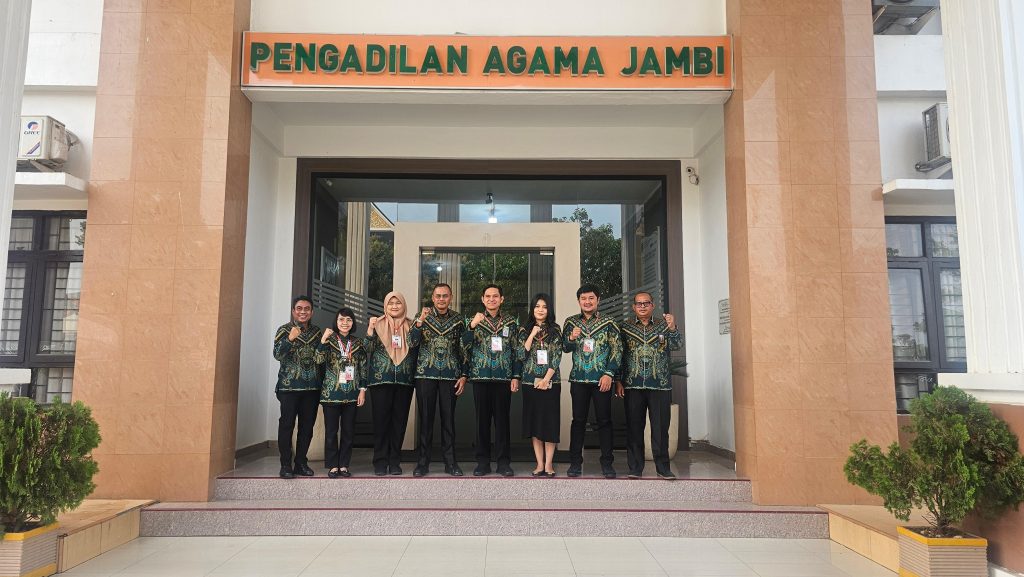 Tim Pusdiklat Teknis Peradilan Laksanakan Monitoring dan Evaluasi Pasca Pelatihan Teknis Yudisial di Pengadilan Agama Jambi