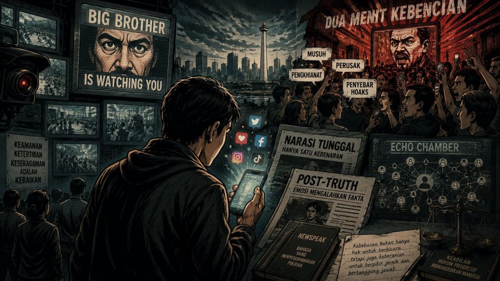 Membaca Esensi “1984” George Orwell dalam Dinamika Ruang Siber Indonesia