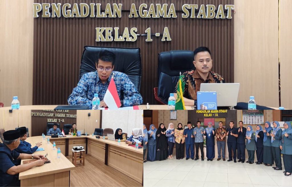 Tim Monitoring Evaluasi Pasca Pelatihan Sertifikasi Ekonomi Syariah Kunjungi PA Stabat