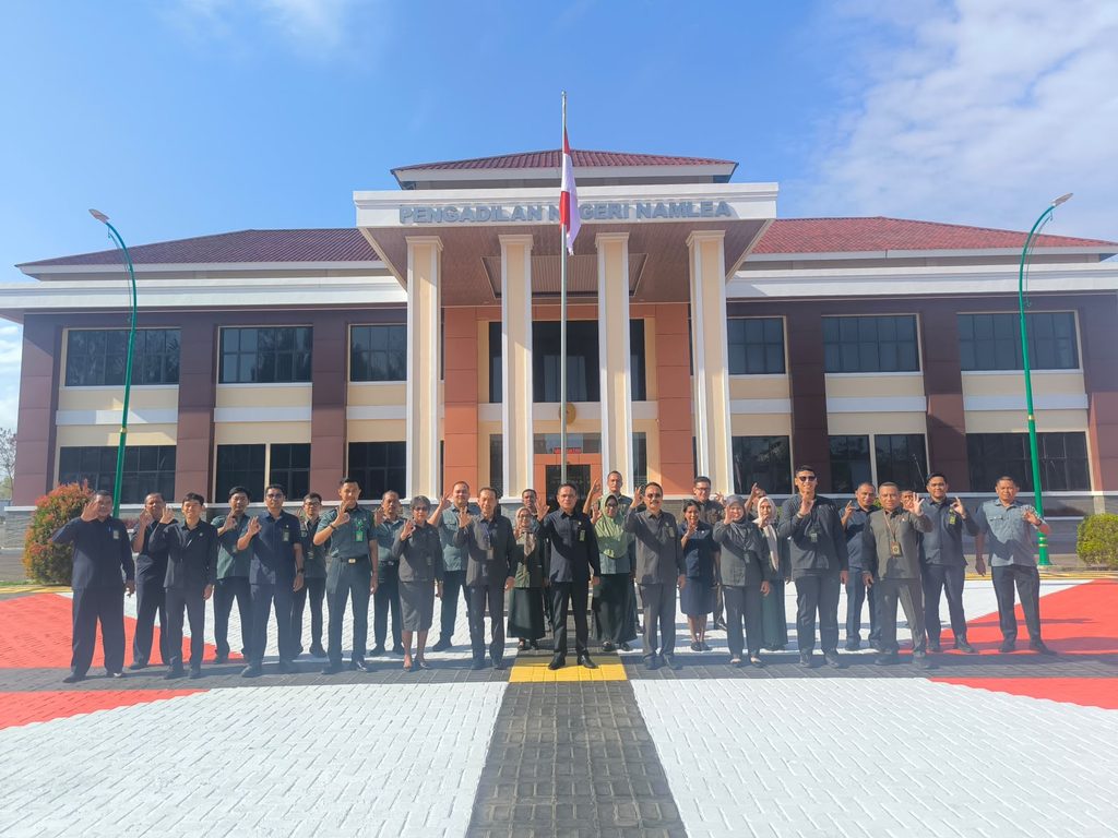 Pengadilan Tinggi Ambon Lakukan Pengawasan Reguler dan Sertifikasi AMPUH di Pengadilan Negeri Namlea