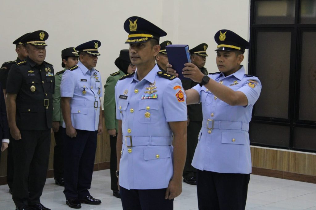 Letkol Kum Rahmansyah Faharuddin Dilantik sebagai Kepala Pengadilan Militer I-05 Palembang”