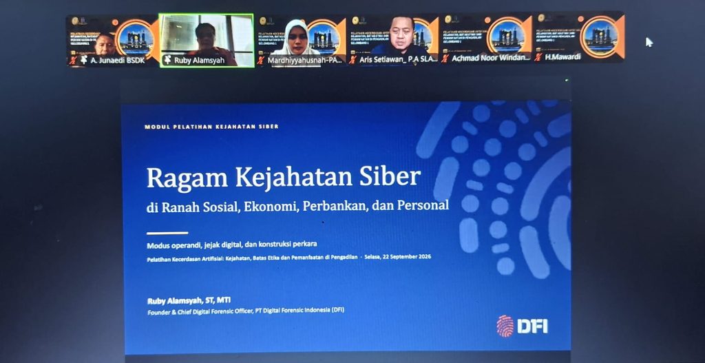 Kejahatan Siber Makin Beragam, Hakim Dituntut Memahami Modus dan Jejak Digital