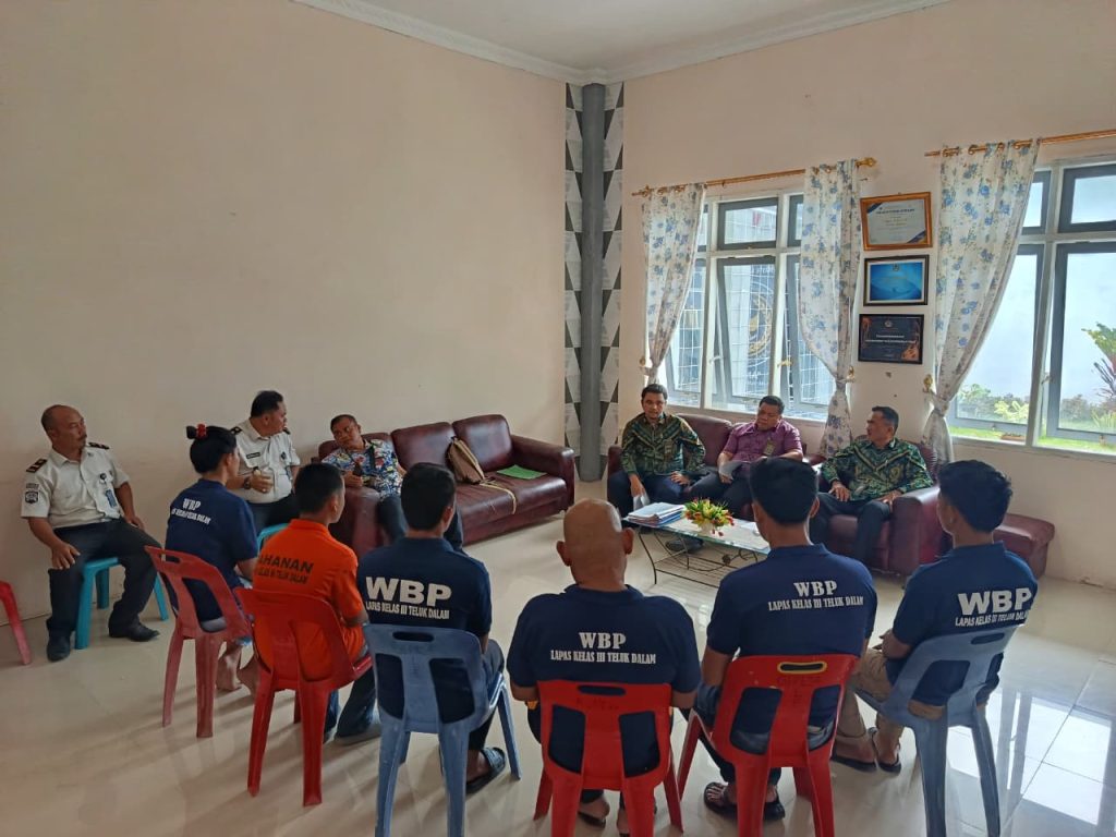 Tim Wasmat PN Gunungsitoli Kunjungi Lapas Kelas III Teluk Dalam di Kabupaten Nias Selatan