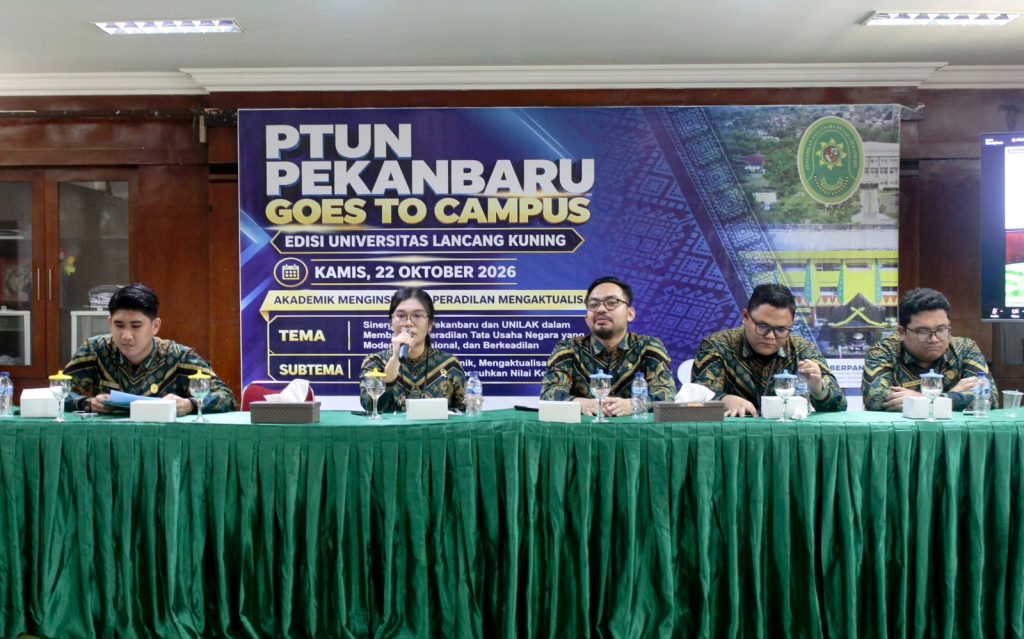 PTUN Pekanbaru Goes to Campus ke Fakultas Hukum UNILAK, Perkuat Pemahaman Mahasiswa tentang Peradilan dan Anti Gratifikasi