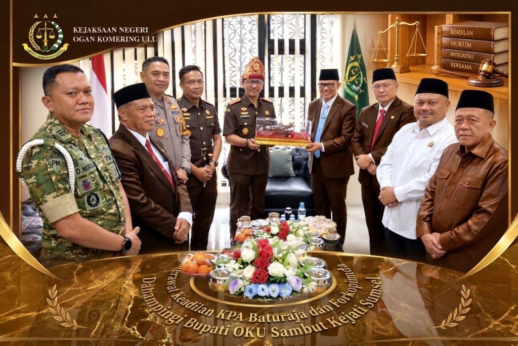 Sinergi, KPA, Forkopimda, Bupati OKU Sambut Kajati Sumsel