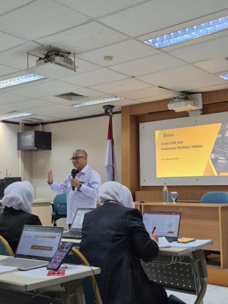 Kode Etik dan Pedoman Perilaku Hakim Sebagai Pembelajaran Diklat Pertama di Hari Pertama
