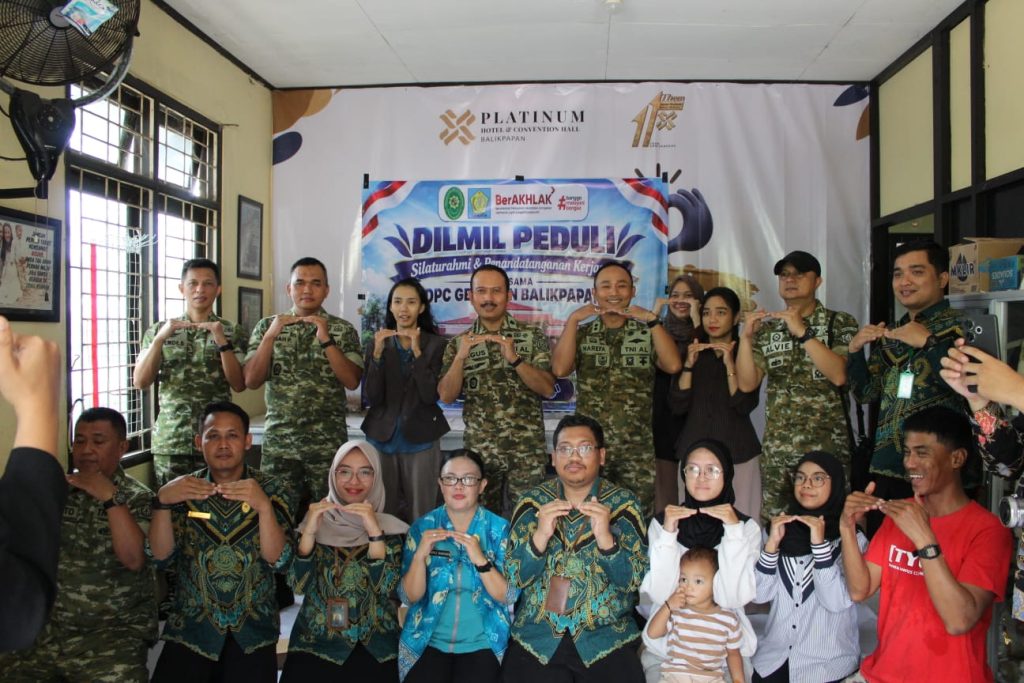 Dilmil Peduli: Pengadilan Militer IV-16 Balikpapan Jalin Kerja Sama dan Salurkan Bantuan kepada DPC Gerkatin